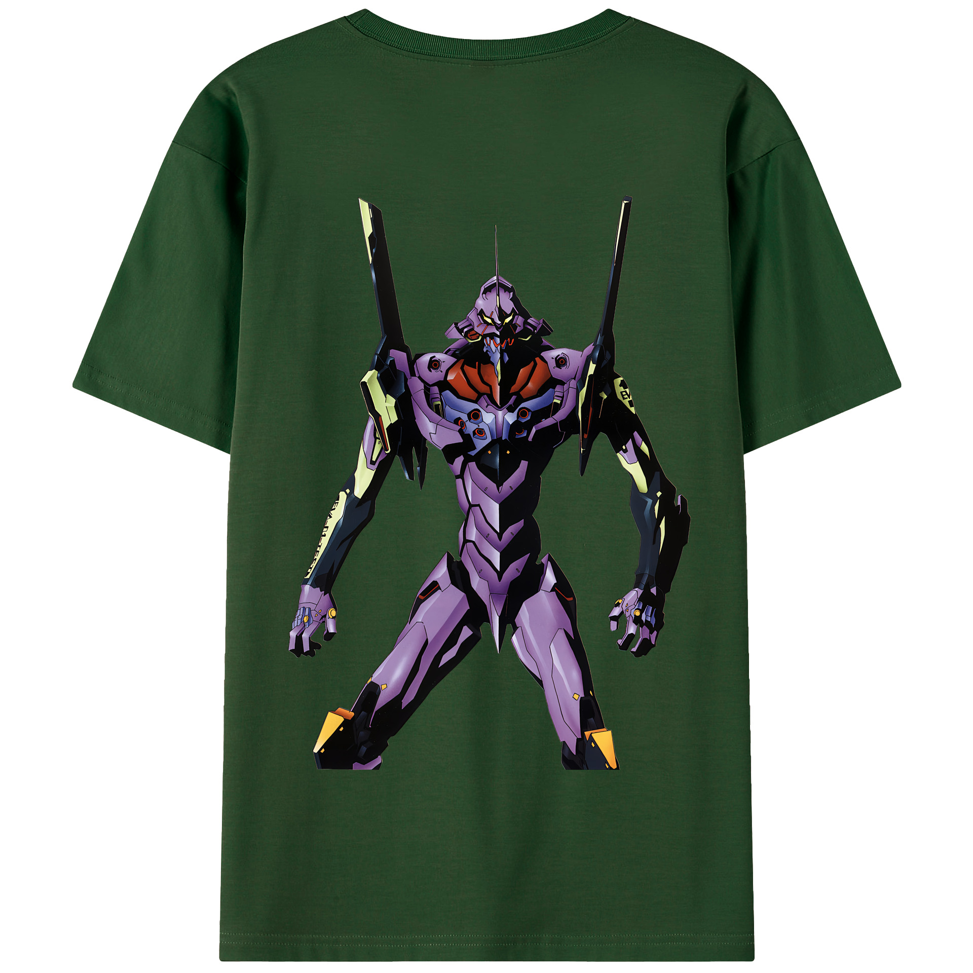 （画像用） EVA 新世紀エヴァンゲリオン 綿100％半袖Tシャツ（背面プリント）